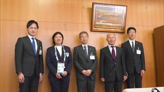 5月1日【びわ湖放送ニュース】野洲市出身の女子スキークロス・中西凜選手が初の五輪出場を報告