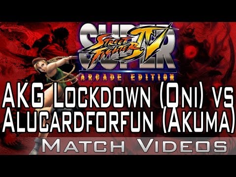 AKG Lockdown (Oni) vs Alucardforfun (Akuma) SSF4 AE 2012 Match Video HD Super Street Fighter 4