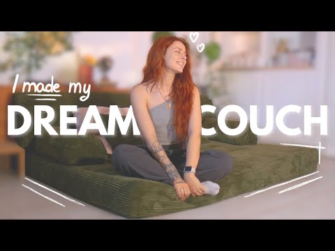 Low-Budget Couch ✨ Easy & Cozy DIY I From Start to finish (w/ explanations)
