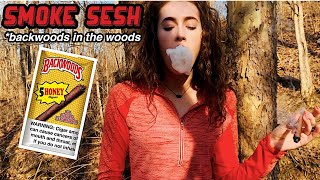 Smoke With Me *SMOKING A BACKWOOD IN THE WOODS* Nature Smoke Sesh