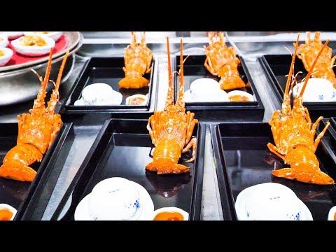 INSANE LUXURY Chinese Seafood - $300 HUGE Chinese Seafood FEAST - LOBSTER, ABALONE, EEL, and CAVIAR!