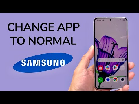 How To Change App Icons Back To Normal On Samsung