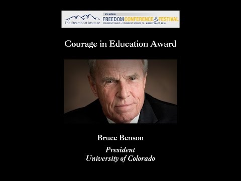 Bruce Benson Courage in Education Award