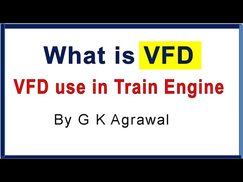 What is VFD | Variable frequency drive use in train engine Video