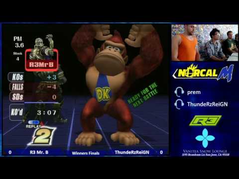 R3 | Mr. B (Ganondorf) v ThundeRzReiGN (Donkey Kong) - Winners Finals