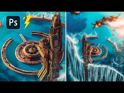 Create THE LAST STRONGHOLD in Photoshop | Photo manipulation speed art