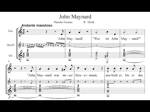John Maynard,  Text: Theodor Fontane,  Musik-Gesang: Wilfried Michl