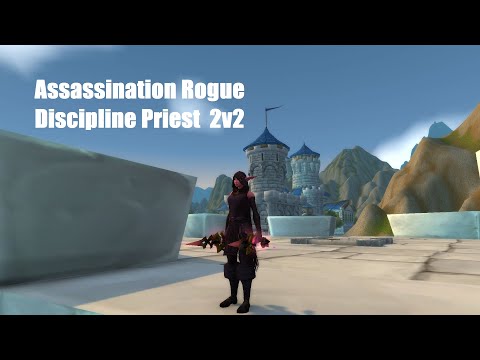 Assassination Rogue / Disc Priest 2v2 Arena (2100+) World of Warcraft Dragonflight S4