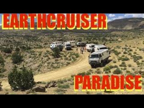 A GAGGLE OF EARTHCRUISERS IN THE DIRT OF SOUTHERN UTAH!!  Fido Expeditons Fuso FG 4x4 Camper