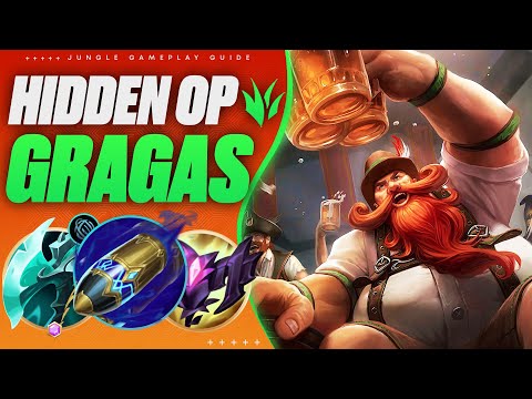 GRAGAS JUNGLE Is STRONG: How to path & carry🍺(Literal ONE SHOTS to carry a LOSING bot lane!)