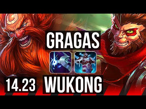 GRAGAS vs WUKONG (TOP) | KR Diamond | 14.23