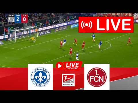 🔴Darmstadt 98 vs. 1. FC Nürnberg LIVE | 2. Bundesliga 2025/26 | Spiel heute live!