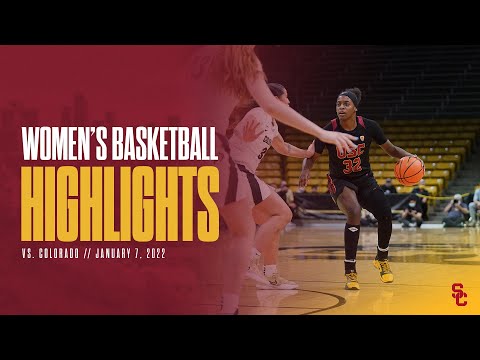 Women’s Basketball: Colorado 71, USC 58 - Highlights 1/7/22