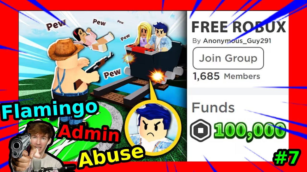 Flamingo Roblox Admin Commands Funny #6 "ABUSE FUNNY" 2h