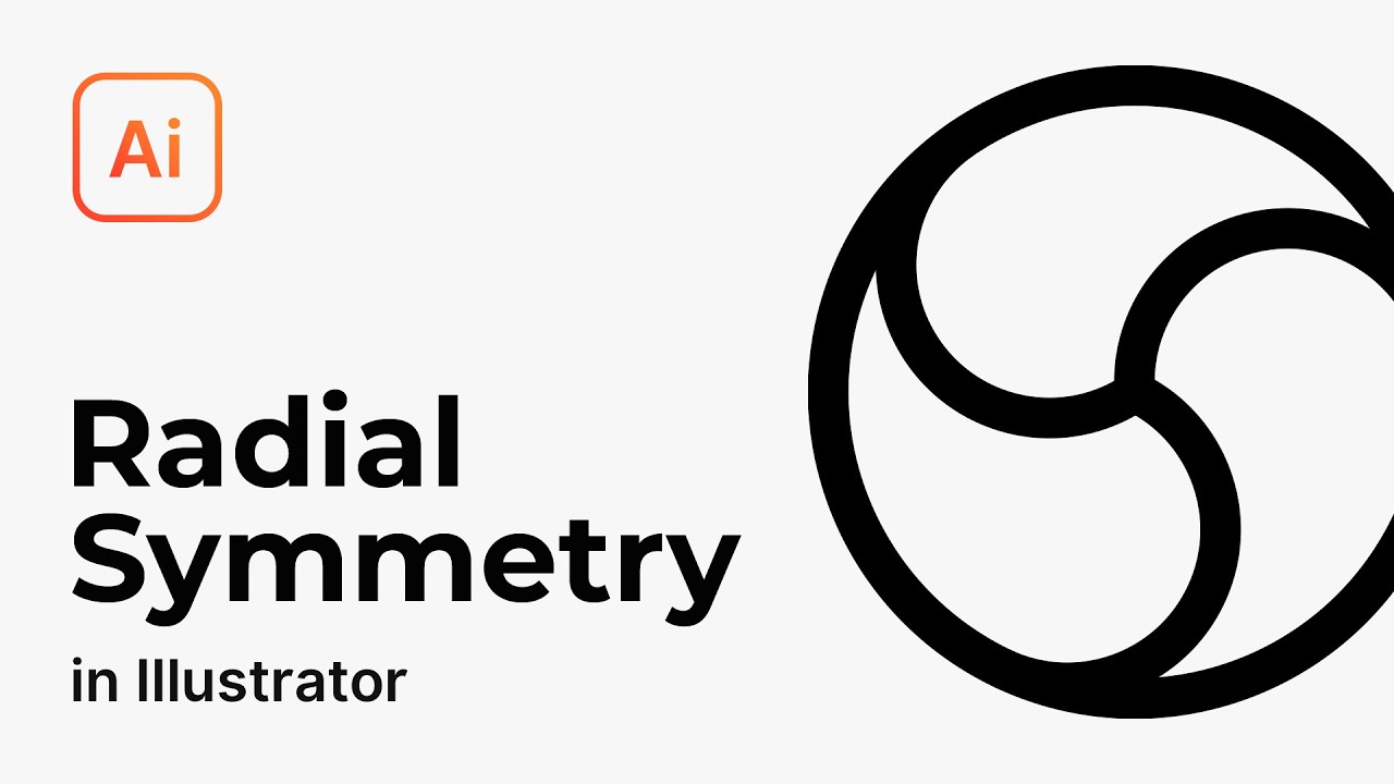 How to create symmetrical logos in Illustrator