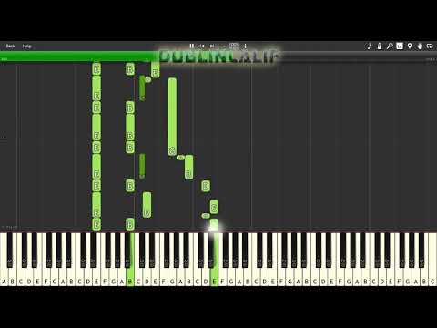 EarthBound - Dead-End Chaos Theater Theme Piano Tutorial Synthesia