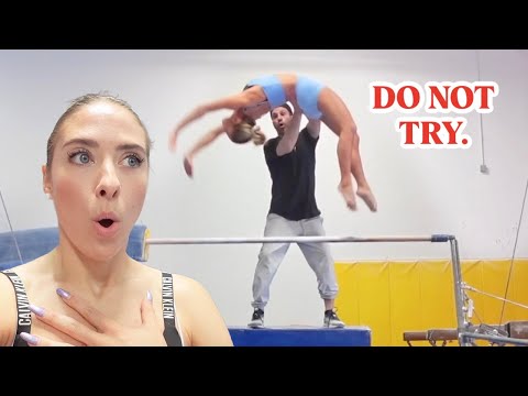 I attempted a back handspring ON THE BAR.