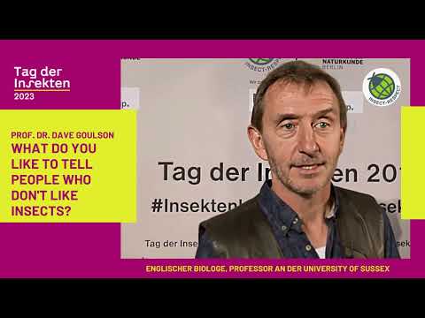 Tag der Insekten 2023 Online Auftakt mit Prof. Dr. Dave Goulson