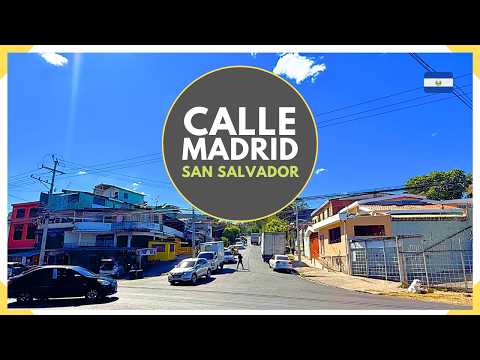 La COLONIA PROVIDENCIA y su CALLE MADRID en el CENTRO DE SAN SALVADOR - EL SALVADOR 2026