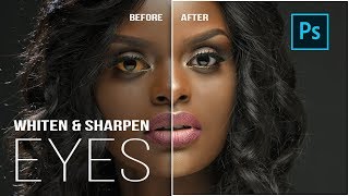Photoshop Tutorial: HOW TO SHARPEN & WHITEN RED EYES (The Full Tutorial 2020)