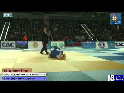 Judo 2013  European Open Tblisi: Tatarashvili (GEO) - Shershan (BLR) [-66kg] semi-final