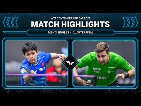 Lin Shidong vs Darko Jorgic | MS QF | WTT Contender Muscat 2026