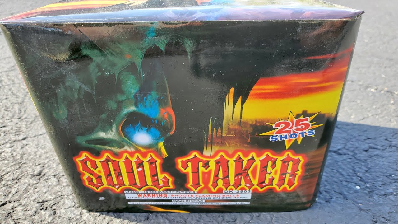 Soul Taker firework | 25s cake