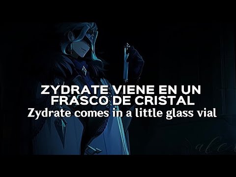Zydrate comes in a little glass vial- canción de los edits de Dottore | zydrate anatomy eng sub esp