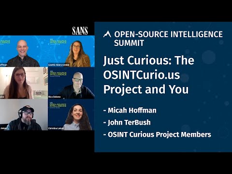 Just Curious: The OSINTCurio.us Project and You