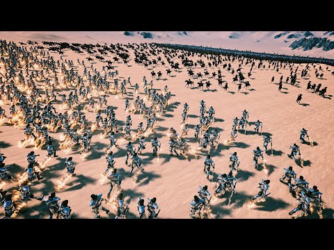 5000 Soul Tyrant Vs 10,000 Crusader Army | Ultimate Epic Battle Simulator | UEBS