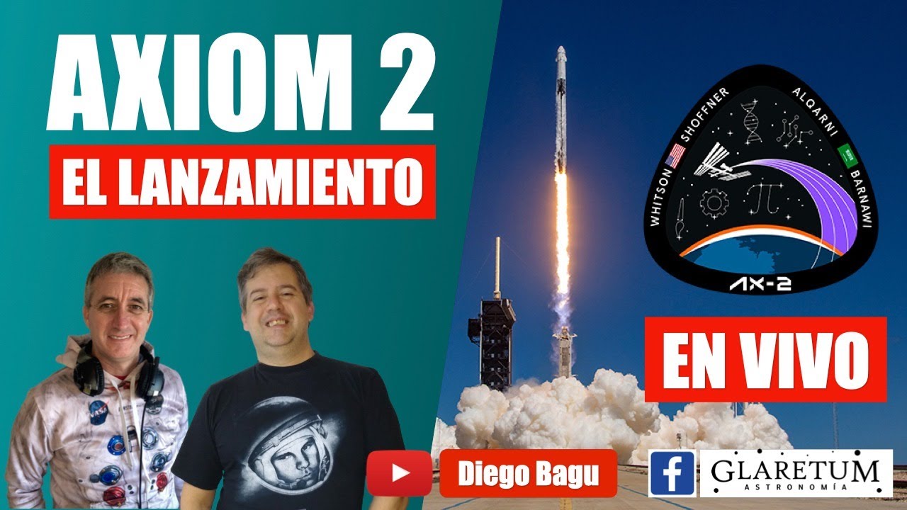 Misión AXIOM 2 (Ax-2): el LANZAMIENTO | EN VIVO y EN ESPAÑOL - (2023 May 21)