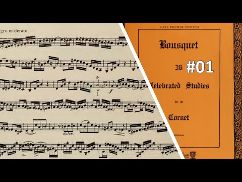 [TRUMPET ETUDE] BOUSQUET 36 Celebrated Studies for the Cornet - #01 por Helder Passinho Jr.
