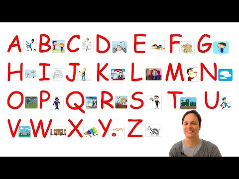 Learn French. Pronunciation : French alphabet (l'alphabet français)