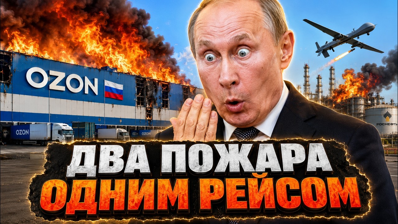 ПОСЫЛКА ПРЯМО С НЕБА! Дроны ворвались на склад Ozon. ЗАКАЗЫ СГОРЕЛИ ВМЕСТЕ С БЕ?