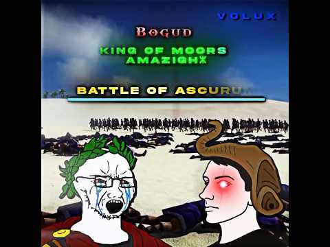 Battle of Ascurum 46 BC Bogud king of Mauri vs  Roman #moors #amazigh #morocco #edit #northafrica