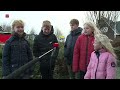 Kerstbomen worden aan huis versnipperd in Dronten