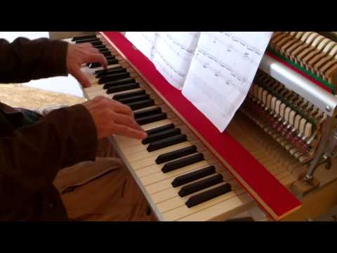 klavins Una Corda Piano - Prelude b minor Bach / Siloti