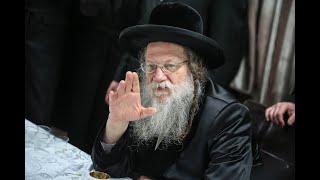 האדמו"ר ממודז'יץ בטיש זאת חנוכה במירון