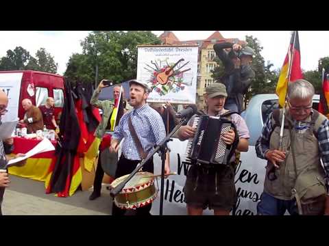 "Märkische Heide" gesungen von der Dresdner Volksliedertafel, Cottbus 1.7.2018, "Zukunft Heimat"