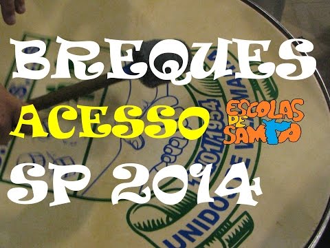 Vídeo dos Breques 2014 das Baterias dos Grupos de Acesso de SP #PioneiroNoVídeoDosBreques
