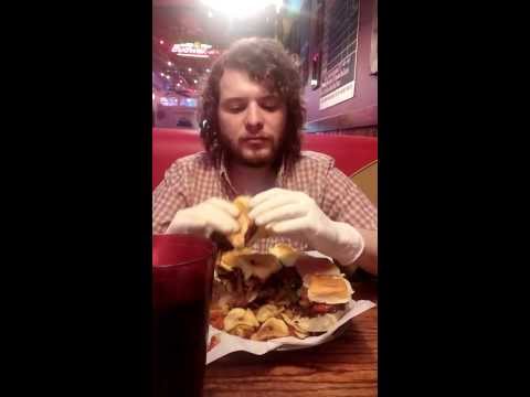 Shain Does Rooster S Hell Burger Challenge
