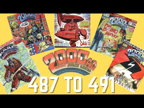 2000AD Prog 487 to 491 - No Commentary