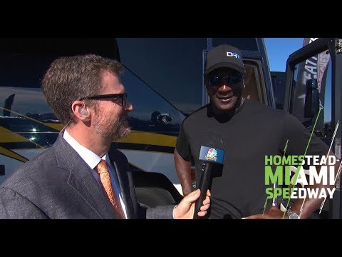 Michael Jordan talks racing with Dale Jr.