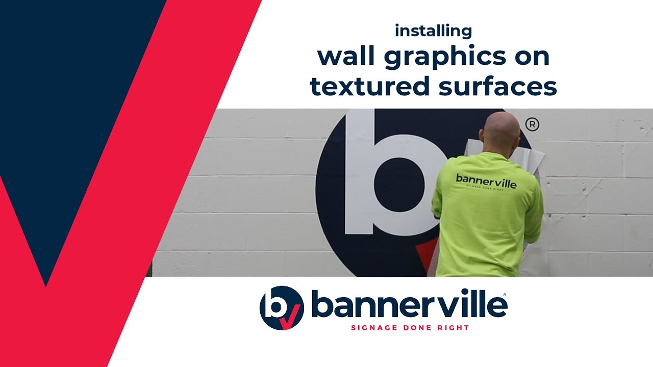 Installing Wall Graphics on Textured Surfaces