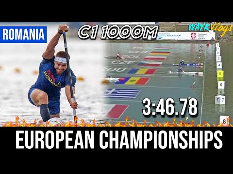 C1 1000M FINAL A 🚀 Catalin CHIRILA vs Martin FUKSA 💀 KayakSprint European Championships Racice 2025