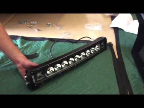 Rigid Light bar mounting hardware instructions