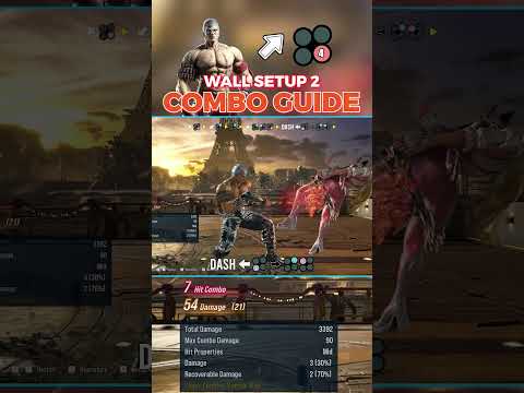 TEKKEN 8 Bryan Fury Combo Guide | UF4 Easy Setup 2 Wall Combo
