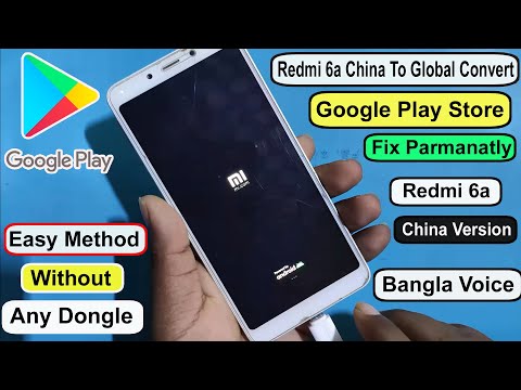 Xiaomi Redmi 6a China To Global Convert | Install Global Rom Redmi 6a Without Any Dongle Easy Method