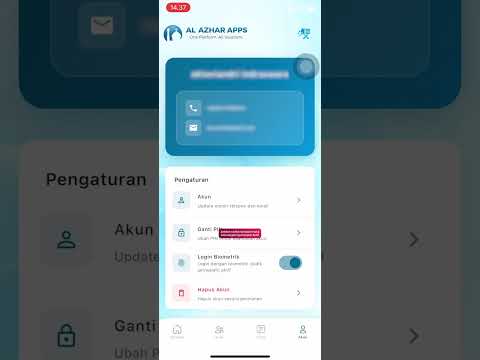 Login dengan Biometrik FaceID / FingerPrint
