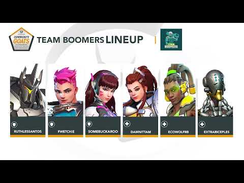 OW | GOATs Tournament PS4 T3 Finals | Delles Felles vs Team Boomers